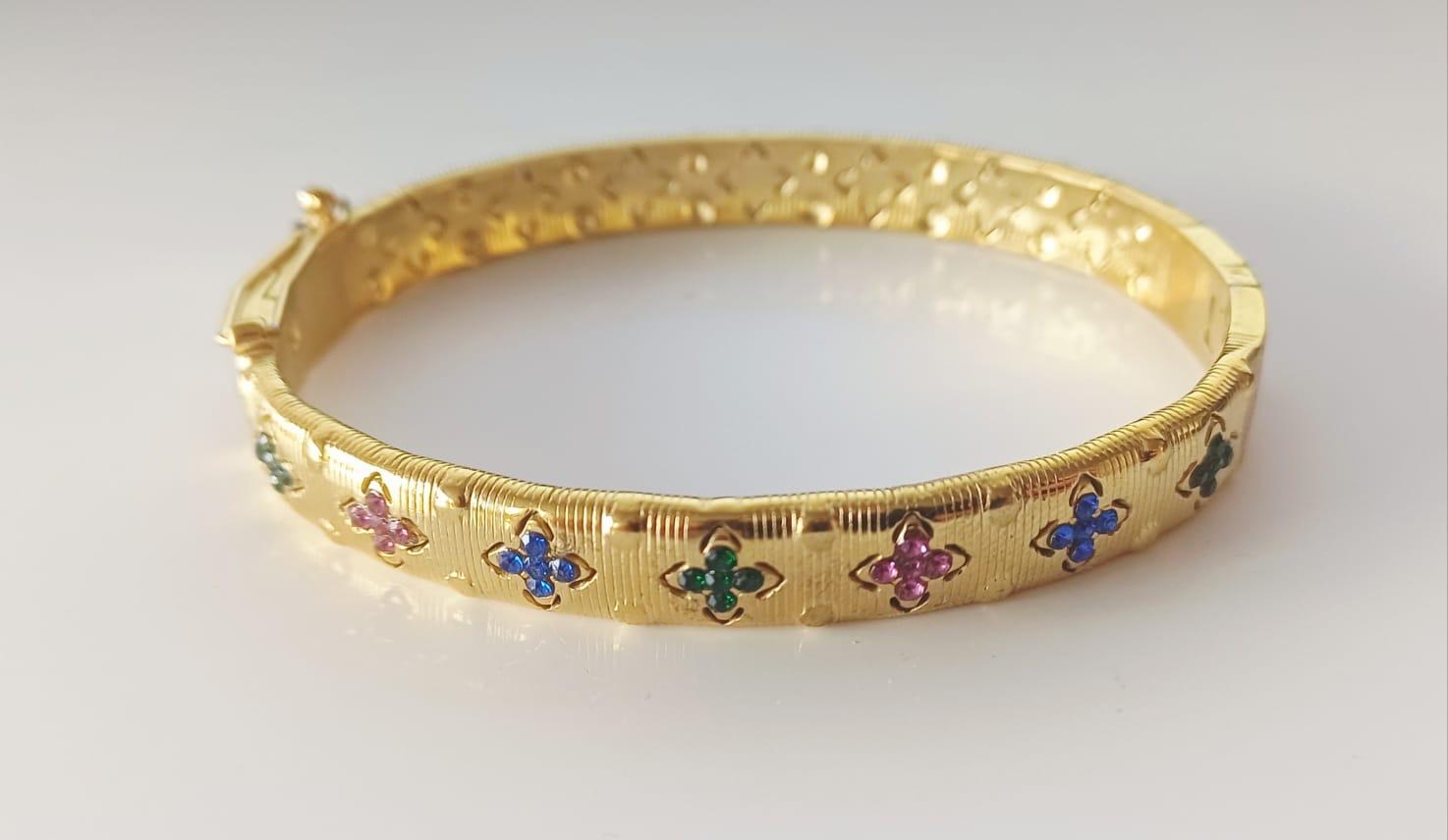Bracelet Roberto multicolore en acier inoxydable