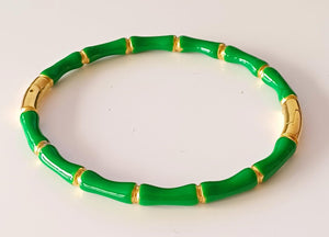 Bracelet vert nouvelle collection en acier inoxydable