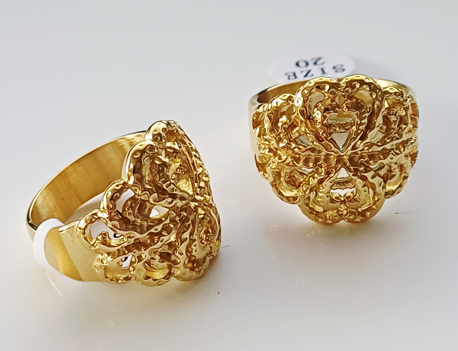 Bague beldi 2 en acier inoxydable