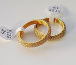 Bague chic avec strass en acier inoxydable