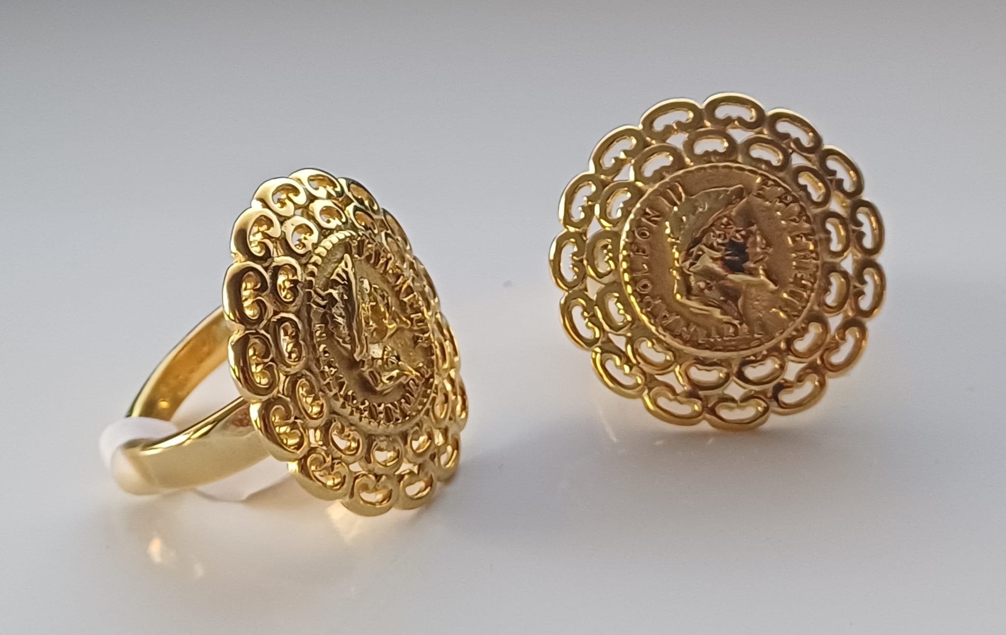Bague louis en acier inoxydable