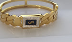 Bracelet monaco en acier inoxydable