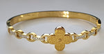Bracelet trèfle en acier inoxydable