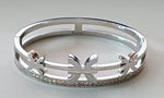 Bracelet amazigh argenté en acier inoxydable