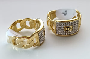 Bague Monaco en acier inoxydable