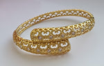 bracelet beldi avec strass en acier inoxydable