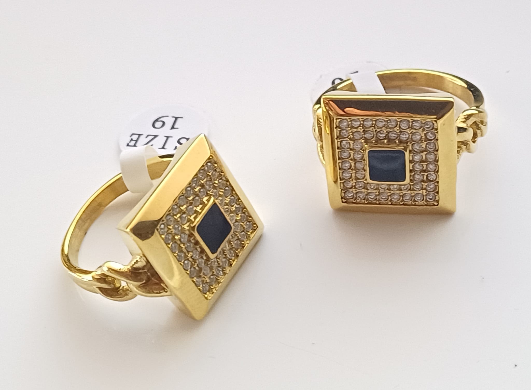 Bague Monaco en acier inoxydable