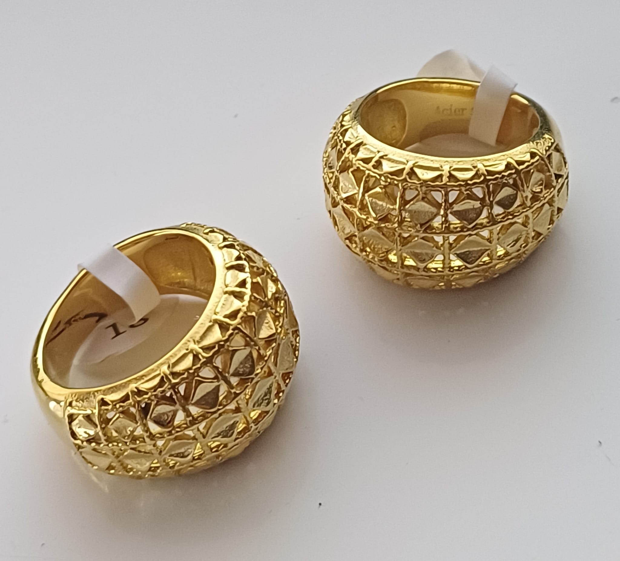 Bague beldi nouvelle collection en acier inoxydable
