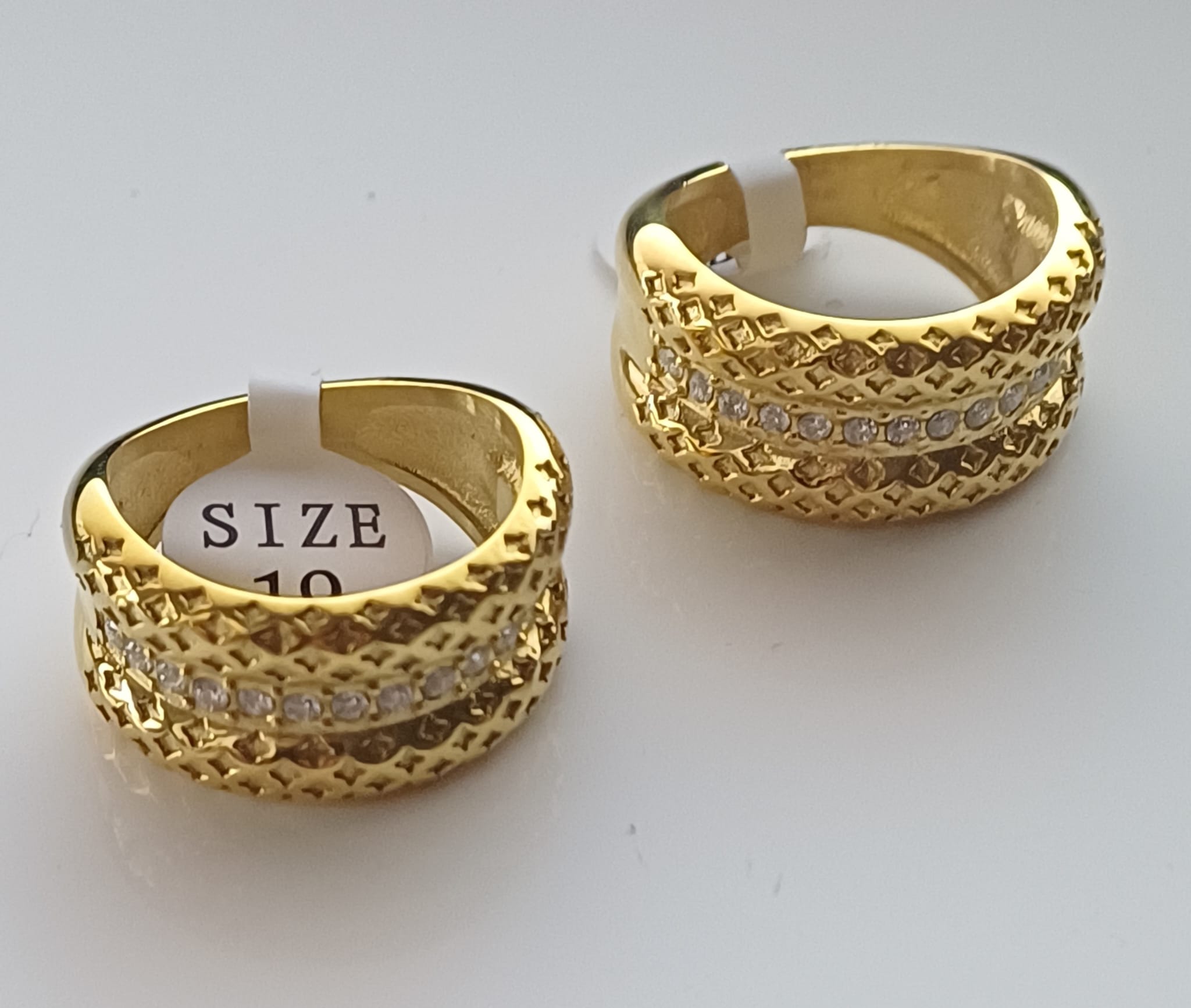 Bague nouvelle collection en acier inoxydable