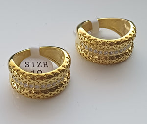 Bague nouvelle collection en acier inoxydable