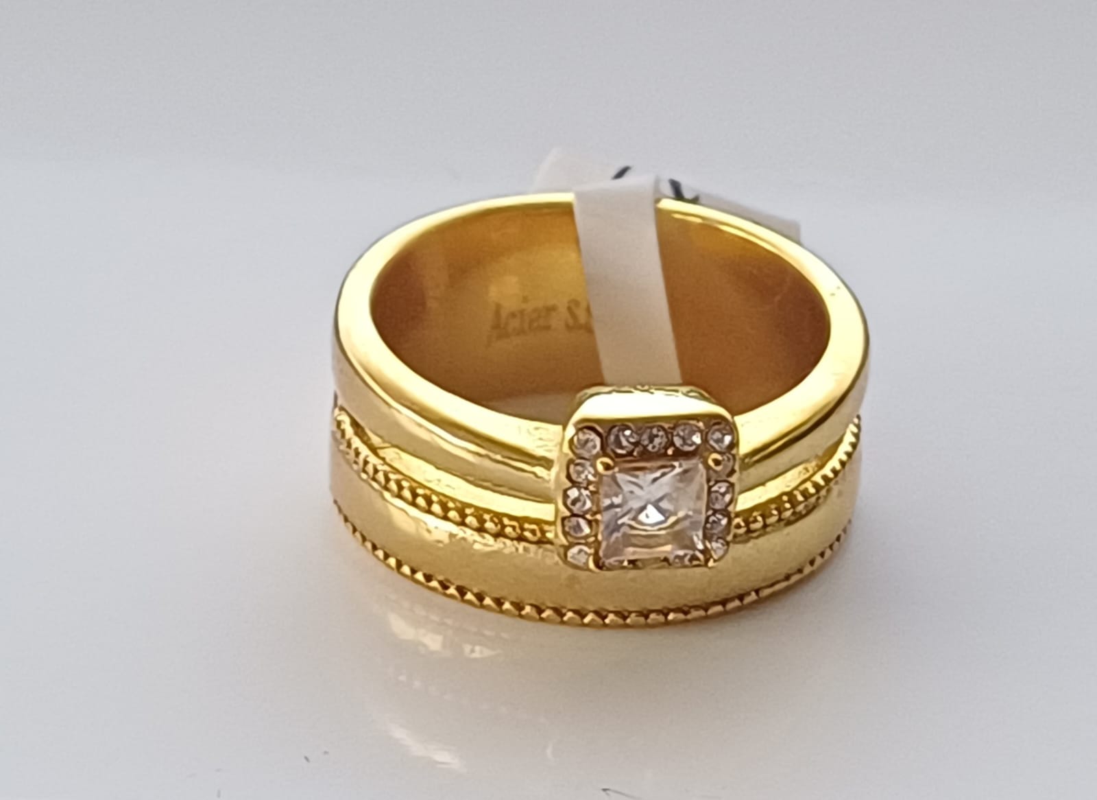 Bague nouvelle collection en acier inoxydable