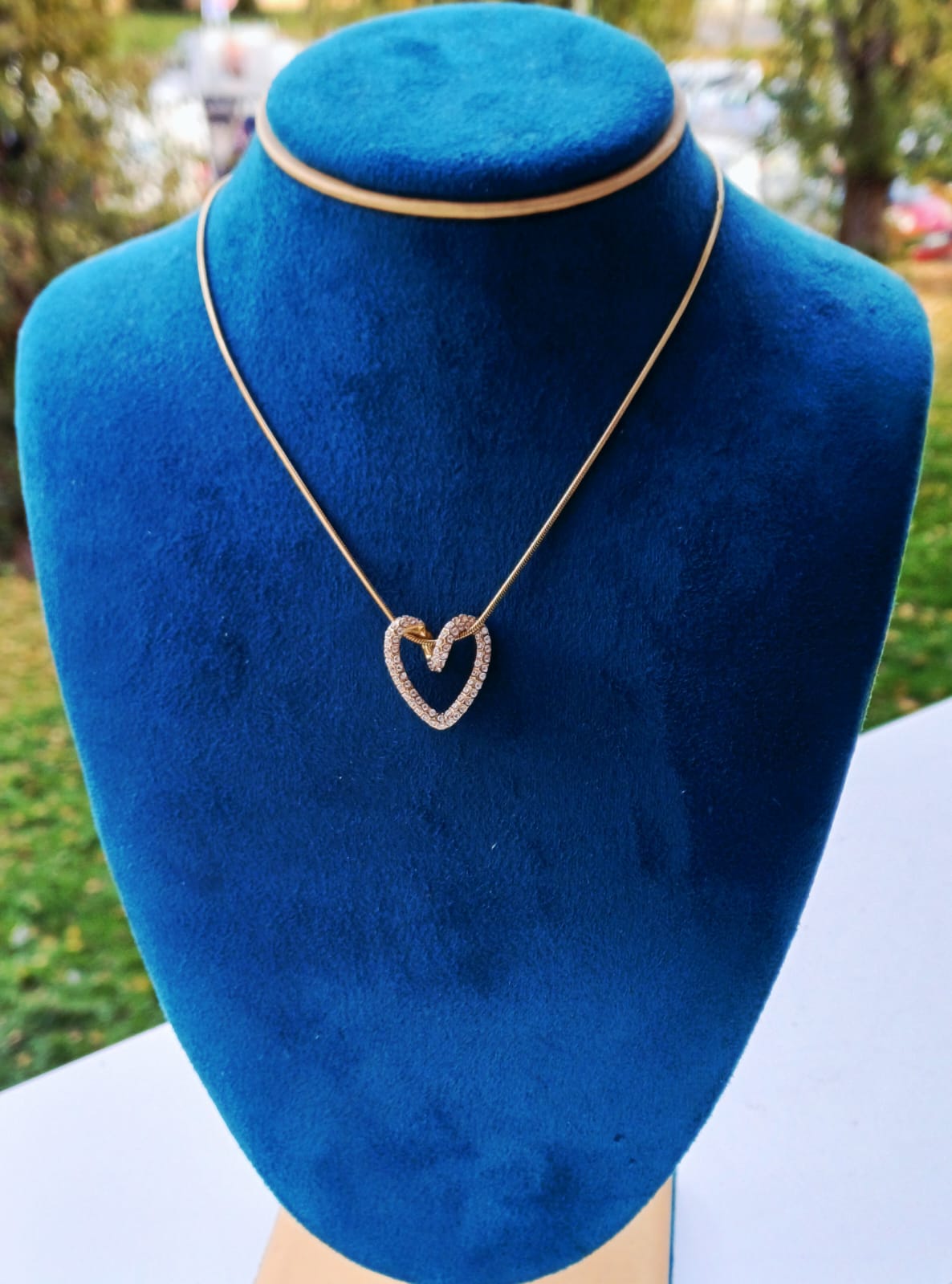 Collier cœur nouvelle collection en acier inoxydable