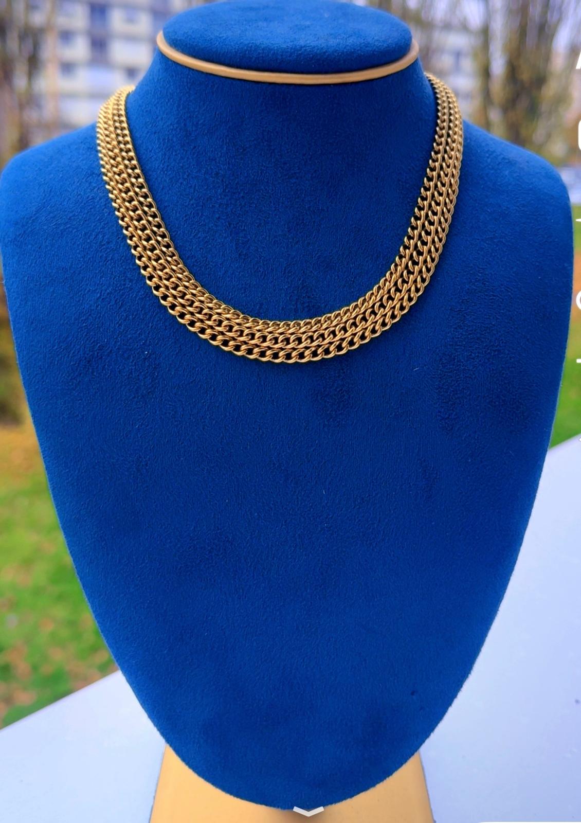 Collier américana en acier inoxydable