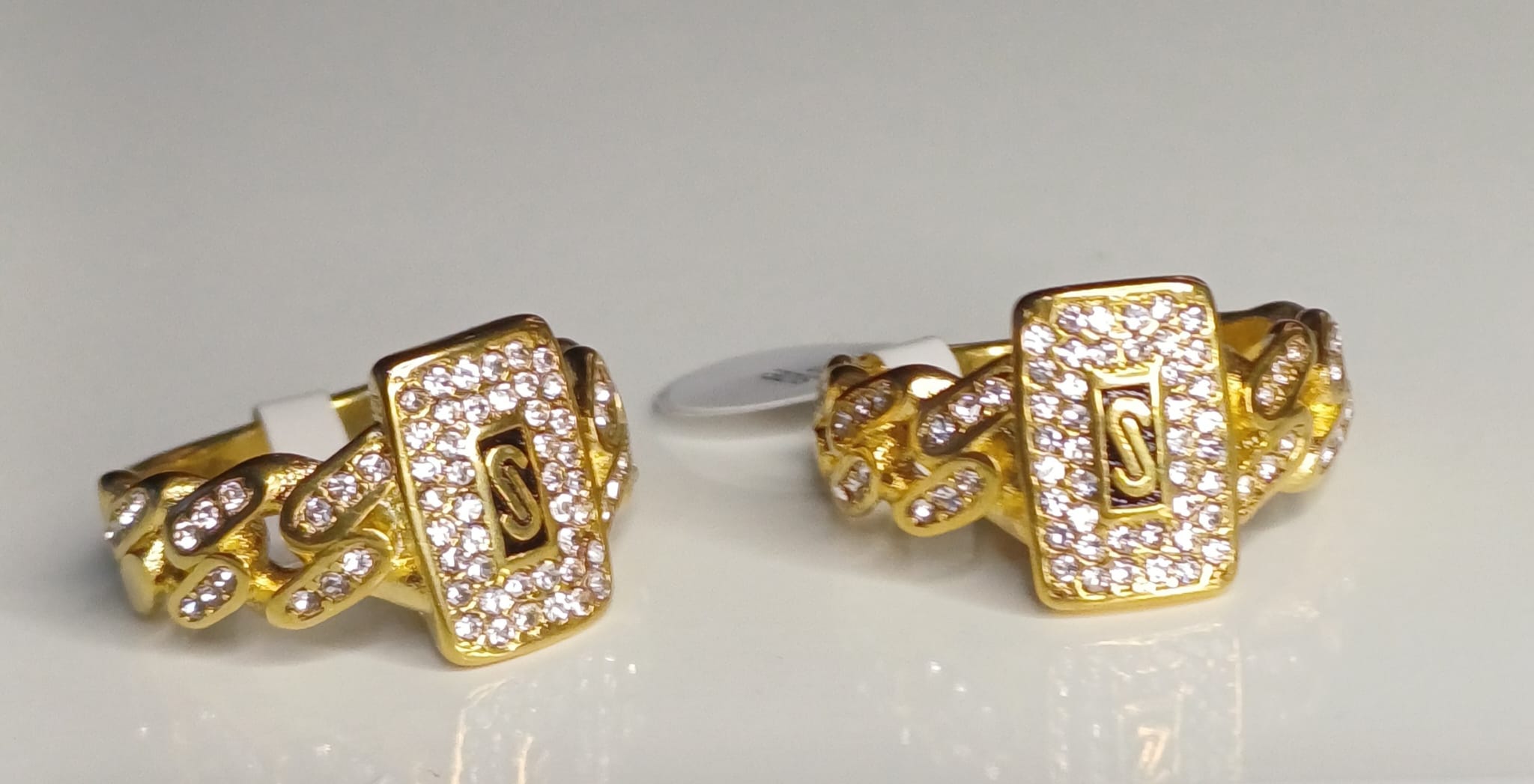 Bague Monaco en acier inoxydable