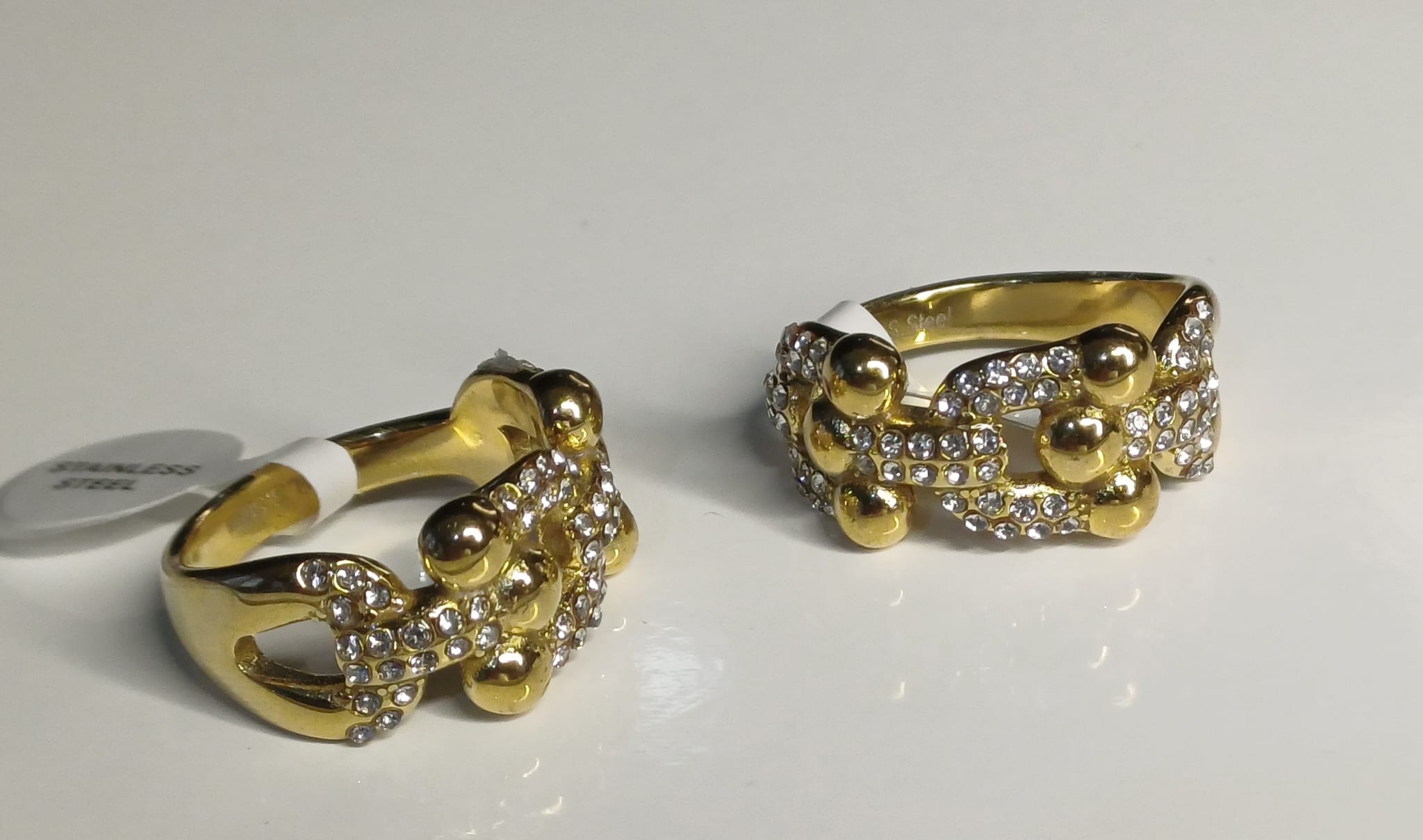 Bague Tiffany en acier inoxydable