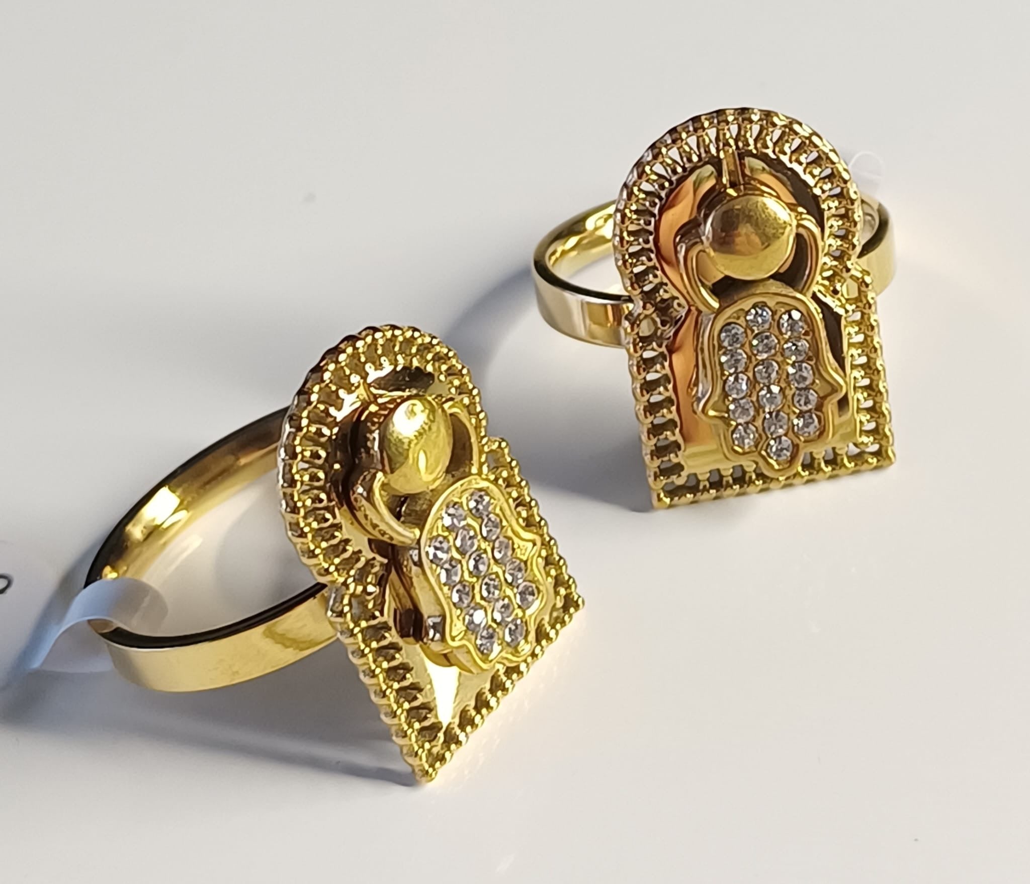 Bague bab mansour en acier inoxydable