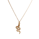 Collier luxueux en acier, inoxydable, nouvelle collection des serpents en couleur